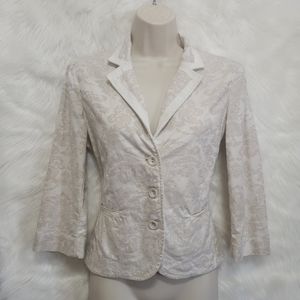 Juicy Couture Sz S 3/4 Sleeves 2000s Blazer Jacket Women’s Baroque vtg rare y2k